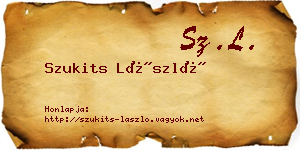 Szukits László névjegykártya